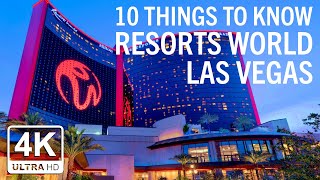 Resorts World Las Vegas — 10 things to know before staying here [upl. by Hakilam]