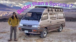 I Live in this Little Self Converted 4WD JDM Camper Van  FULL TOUR [upl. by Adiasteb]