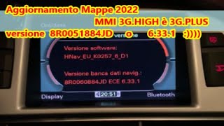 Aggiornamento Mappe AUDI 8R0051884JD 6331 2022 Update AUDI Maps A4A5A6Q3Q5Q7 [upl. by Aciamaj]