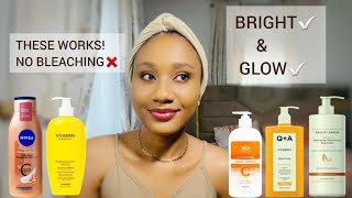 6 BODY LOTIONS TO BRIGHTEN AND GLOW YOUR SKINhow to brighten your skin without bleachingclearskin [upl. by Assille]