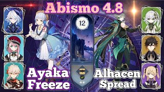 Abismo 48 Piso 12 Ayaka C0 Freeze y Alhacen C1 Spread [upl. by Suillenroc]