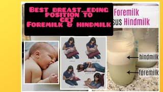 EFFECTIVE BREASTFEEDING POSITIONS TO PREVENT CRACKED NIPPLES amp FEED BABY WITH FOREMILK AND HINDMILK [upl. by Bellis466]