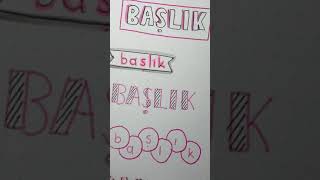 5 Farklı Başlık Yazma Stili  Önemli Noktaları Böyle İşaretleyin ✍🏼 shorts [upl. by Snebur232]