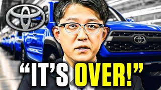 HUGE NEWS Toyota CEO Just SHUT DOWN EV Production [upl. by Kosse]