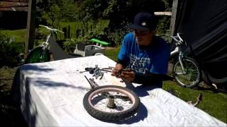 How To Build A Drift Trike Front Wheel  Kids Pedal Break Wheel Rebuild  JACEonDRIFT [upl. by Sophey]