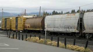 Westbound Union Pacific MNPRV passes Truckee CA [upl. by Frayne]