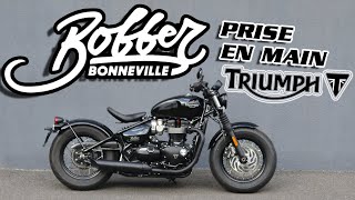 PRISE EN MAIN TRIUMPH BONNEVILLE BOBBER BLACK 1200  PASSION RIDES [upl. by Eelloh419]