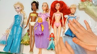 Disney Princess Dress Transformation DIY Miniature Ideas for Barbie Wig Dress Faceupand MoreDIY [upl. by Orvan58]