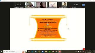 PhD Viva Voce Kishor Chaudhari [upl. by Noicpesnoc]