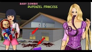 Baby Zombie Rupenzel Princess Yuta MIO Haunteds  Sakura School Simulator Drama story [upl. by Haze]