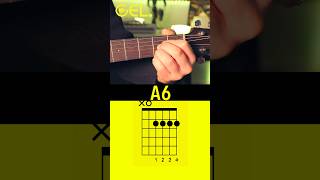 A6 Akkord auf Gitarre So Einfach gitarre akustikgitarre gitarrelernenonline akkorde [upl. by Turino719]