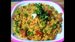 Masala Oats  Microwave Recipe  Easy amp Quick  Healthy Recipe [upl. by Sinned284]