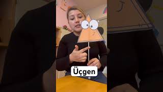 Üçgen🔺 keşfet okulöncesi okul öğretmen çocuk ogretmen ogrenci funny [upl. by Mycah]