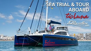 Sea trial and Tour Aboard ticLuna  Privilege Signature 510 [upl. by Htebazila]