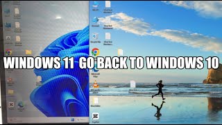 Windows 11 back Windows 10  windows 11 to windows 10 without losing data [upl. by Nnylirret]