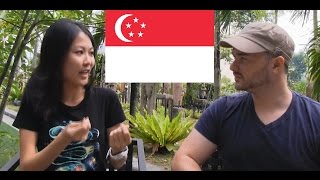 Singlish The Singaporean English creole  interview [upl. by Arraek788]