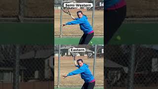 Tennis Forehand Which grip is the best Link to full video below shorts [upl. by Justicz]