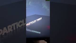 CSS 3D Text Effect blended with Threejs Particles shorts jmc23id [upl. by Wartow699]