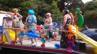 Menai Bridge Carnival Parade 2015 Porthaethwy [upl. by Ahsile441]