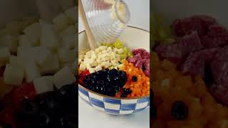 Zesty Italian Pasta Salad is a Picnic Hit shortsrecipe recipeoftheday [upl. by Jock129]