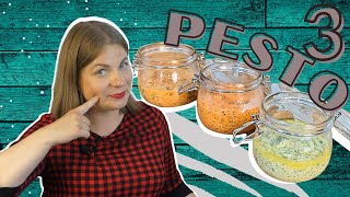 3 Pesto selber machen Rezept  Italienisches Gericht [upl. by Annaig48]