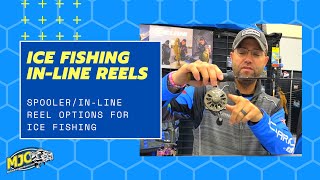 InLineSpooler Ice Fishing Reel Options and Breakdown [upl. by Enitnelav]