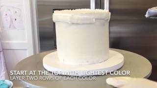 Buttercream Ombré Frill Cake [upl. by Herson82]