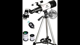 Gskyer Telescope 70400 Astronomical Refracting Telescope [upl. by Adnauqaj374]