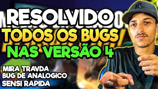 RESOLVIDO TODOS OS BUGS DAS VERSÃO 4 DA BLUESTACKS BUG DE ANALOGICO MIRA TRAVADA SENSI ACELERADA [upl. by Inus]