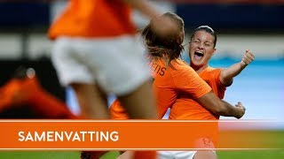 Highlights OranjeLeeuwinnen  Slowakije 1262018 [upl. by Yecam]