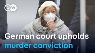 German court upholds conviction of 99yearold exNazi camp secretary  DW News [upl. by Suravaj866]