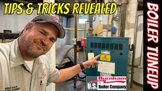 Annual Burnham Gas Steam Boiler Step by Step Maintenance amp Tuneup with Combustion Testing [upl. by Ventre]