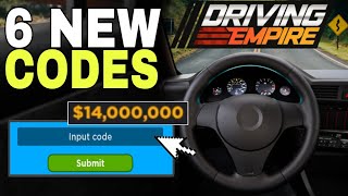 ⚠️NEW UPDATE🎁 DRIVING EMPIRE CODES 2023 NOVEMBER  DRIVING EMPIRE CODES  DRIVING EMPIRE CODE [upl. by Wagstaff]