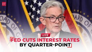 LIVE  US Fed cuts interest rates a quarter point after Trumps victory [upl. by Liebman]