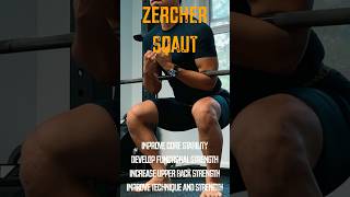 ZERCHER SQAUT longevity lowerbodystrength [upl. by Nerrej231]