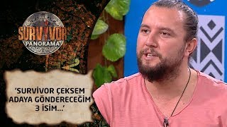 Survivor Panorama 72 Bölüm  İhsan Tarkan Survivor çeksem adaya göndereceğim 3 isim [upl. by Nimajeb233]