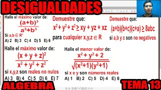 DESIGUALDADES EJERCICIOS RESUELTOS NIVEL INTERMEDIO AVANZADO [upl. by Sinnylg424]