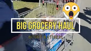 MASSIVE grocery haul Costco and Aldi  Weight Watchers [upl. by Averat]