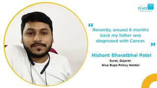 Niva Bupa Testimonial  Hasslefree claim settlement process with Niva Bupa Health Insurance [upl. by Eneiluj]