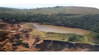 Brumadinho Brasil Dam Collapse  During and after collapse footages [upl. by Jain527]