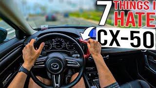 7 Things I HATE About the Mazda CX50 LongTerm Owners Review [upl. by Jonme]