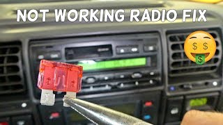 HOW TO FIX NOT WORKING RADIO  RADIO DOES NOT TURN ON [upl. by Asertal474]