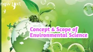 Concept and scope of environmental science  C B C S Sem2 Assignment [upl. by Radloff609]