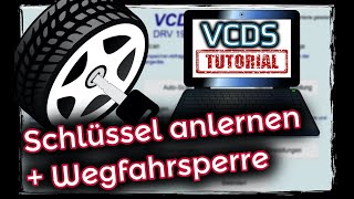 VCDS Schlüssel anlernen Wegfahrsperre WFS anlernen [upl. by Aleris]