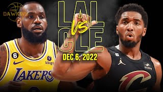 Los Angeles Lakers vs Cleveland Cavaliers Full Game Highlights  December 6 2022  FreeDawkins [upl. by Avahc]