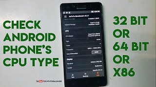 How to Check Your Android Phones CPU Architecture ARM or ARM 64 or X86 32 bit or 64bit CPU [upl. by Scandura]