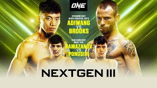 ONE NEXTGEN III  Full Event [upl. by Belldame]