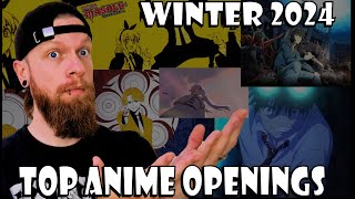 2024 Top 40 Winter Anime Openings Reaction [upl. by Aihsena574]