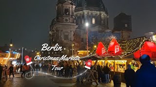 Christmas Market tour Berlin Weihnachtsmärkte [upl. by Hannus]