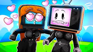 TV MAN Pretends To Be A GIRL In Roblox [upl. by Maggy]